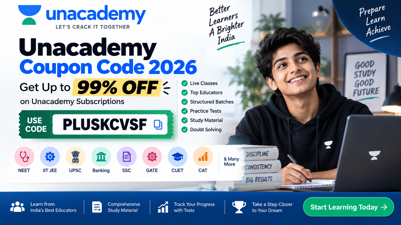 Unacademy Coupon Code 2026